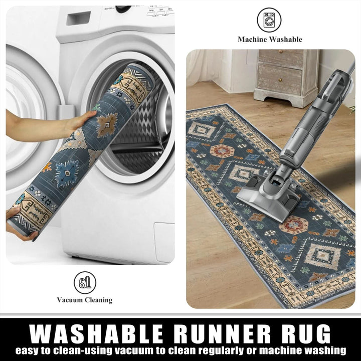 Kitchen Rugs Sets of 3, Kitchen Floor Mat Carpet, Washable Non Slip Kitchen Runner Rug, Boho Farmhouse Hallway Doormat for Home Decor - US Stores