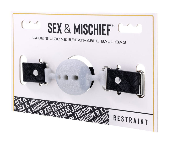 Lace Silicone Breathable Ball Gag - US Stores