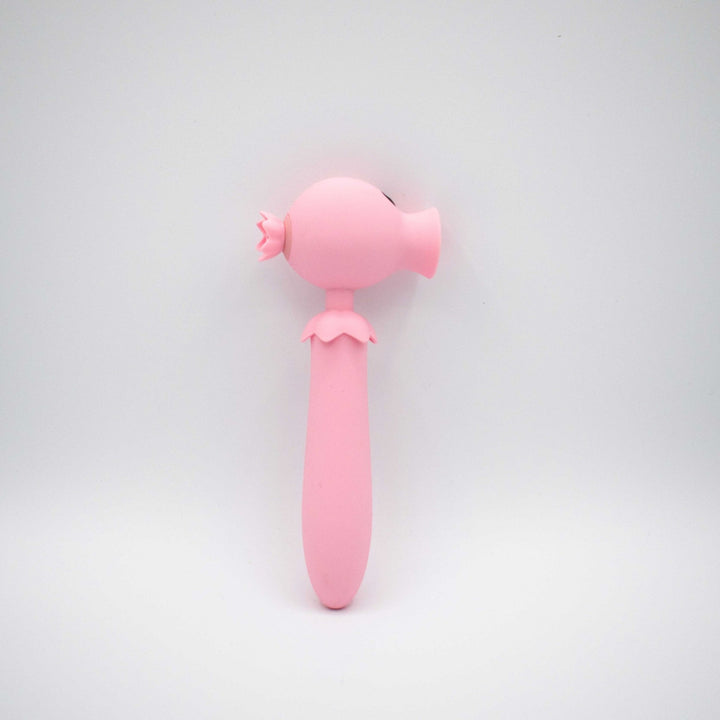 Lick n' Stick Clit Flicker and G - Spot Vibrator - Pink - US Stores