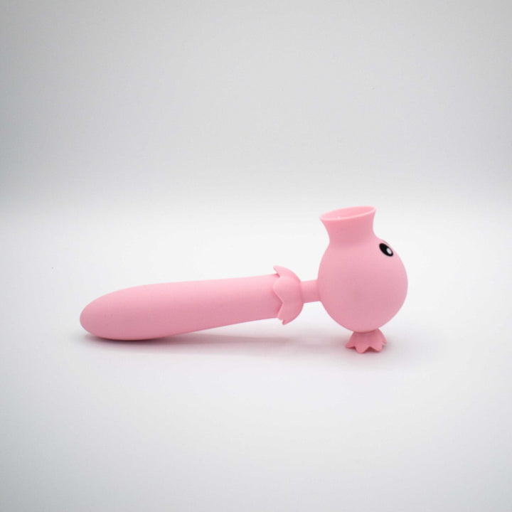 Lick n' Stick Clit Flicker and G - Spot Vibrator - Pink - US Stores