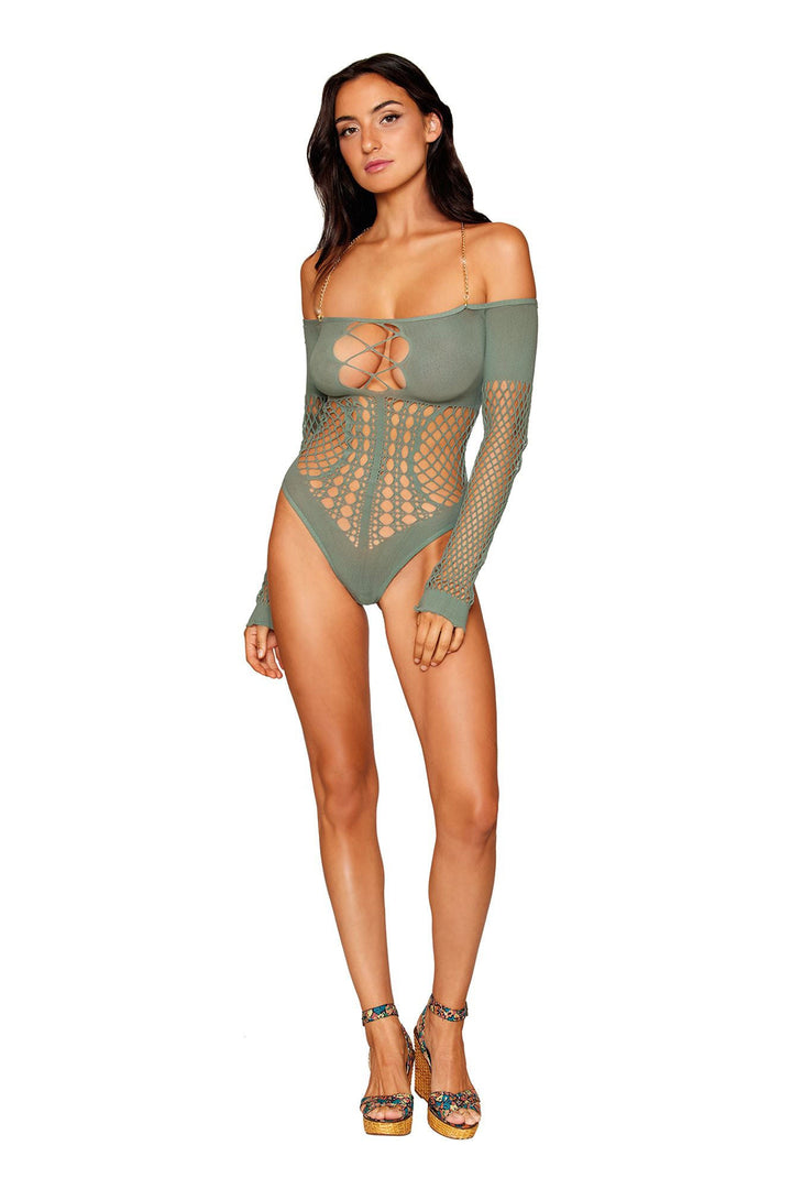 Long Sleeve Teddy - One Size - Sage - US Stores
