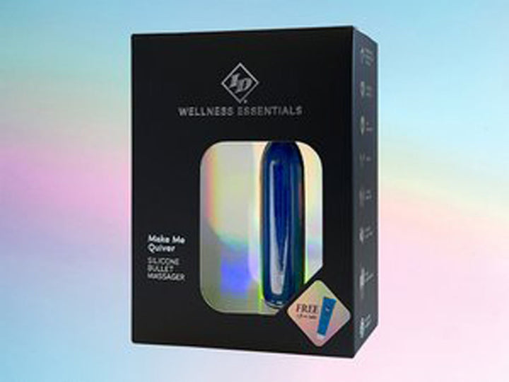 Make Me Quiver Silicone Bullet Massager - Blue - US Stores