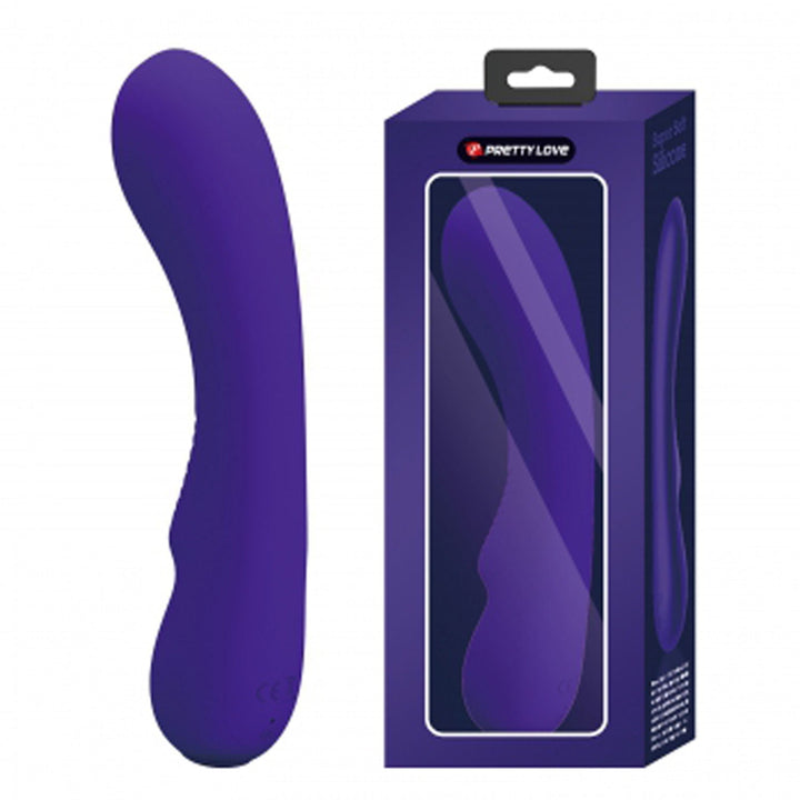 Matt Super Soft Silicone Vibrator - Purple - US Stores