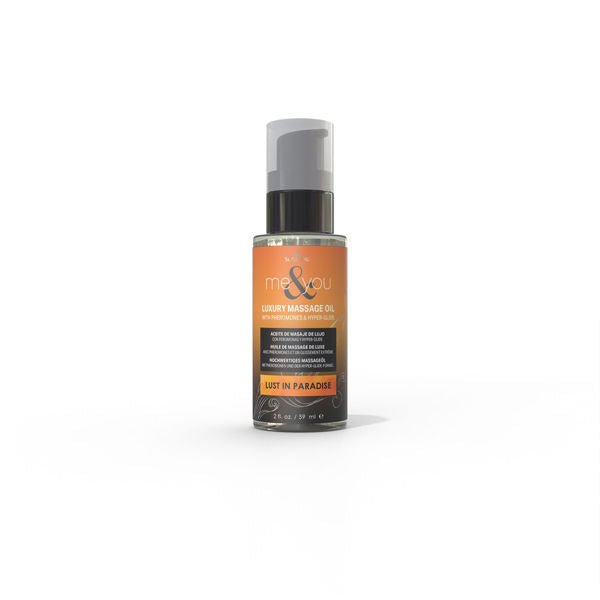 Me and You Massage Oil Lust in Paradise 2oz Pheromone Infused - US Stores