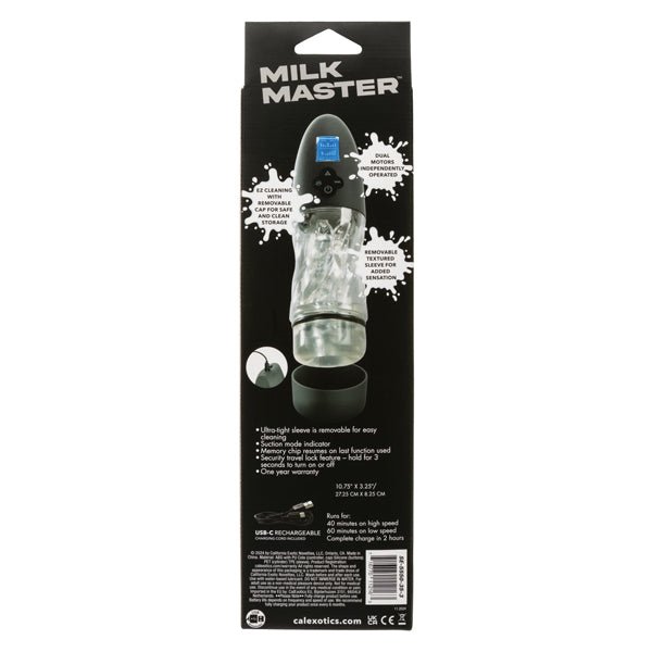 Milk Master Extreme Automatic Milker - Black - US Stores
