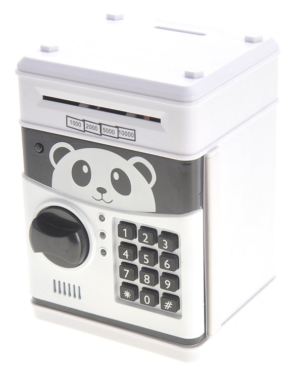 Cartoon Panda Electronic Password Protected Piggy Coin Bank