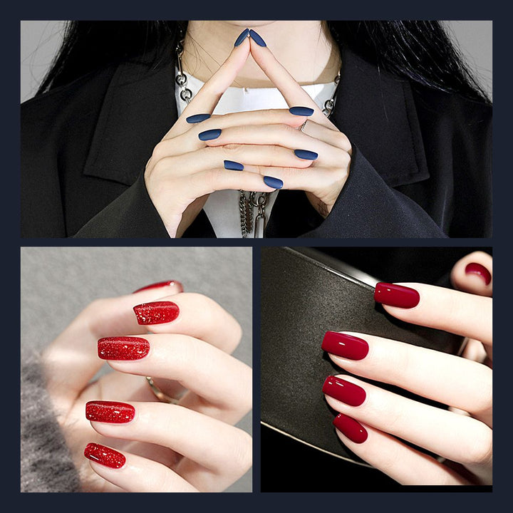 Nail Set Nail Gel Tools Kit 54W Nail Lamp 16Colors UV Gel Nail Polish Kit Contains Base Coat Top Coat Nail Drill Machine Nail Kit - US Stores
