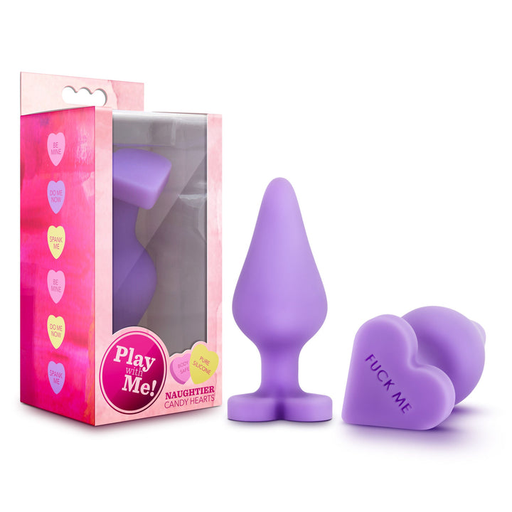 Naughtier Candy Hearts - Fuck Me - Purple - US Stores