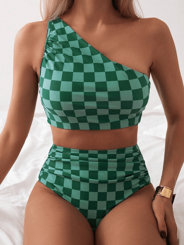 New fashionable and sexy bikini split beach swimsuit two - piece set - US Stores