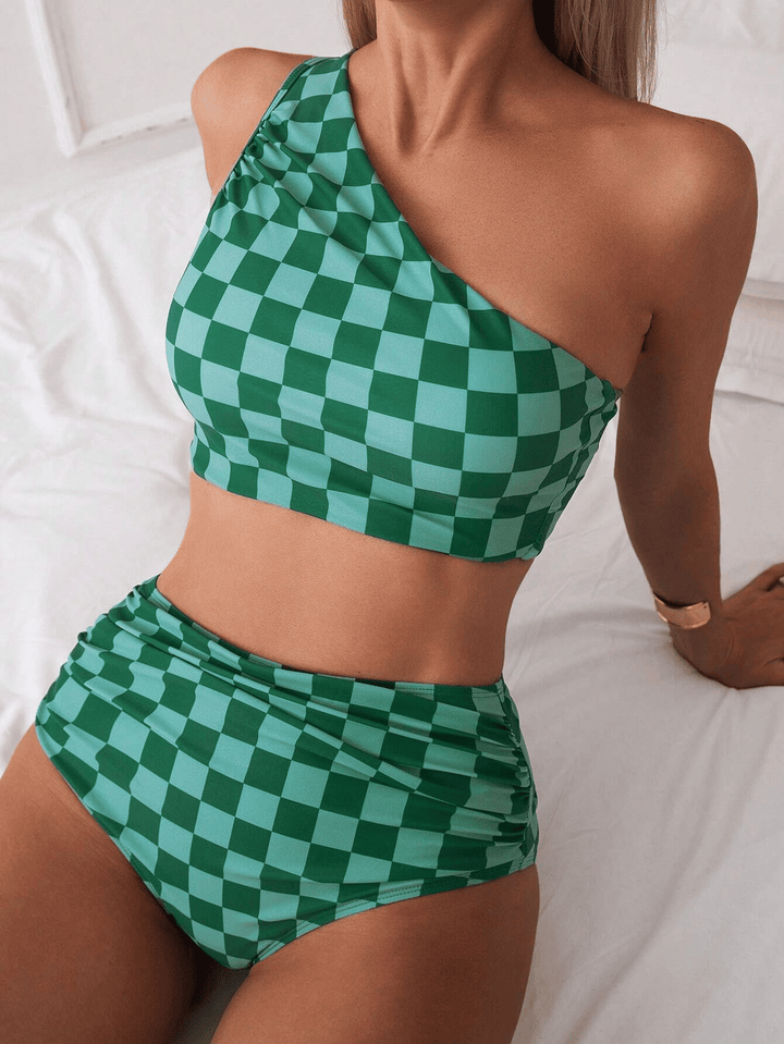 New fashionable and sexy bikini split beach swimsuit two - piece set - US Stores