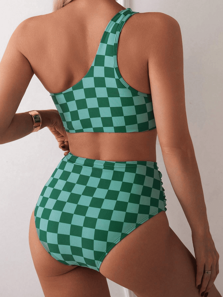 New fashionable and sexy bikini split beach swimsuit two - piece set - US Stores