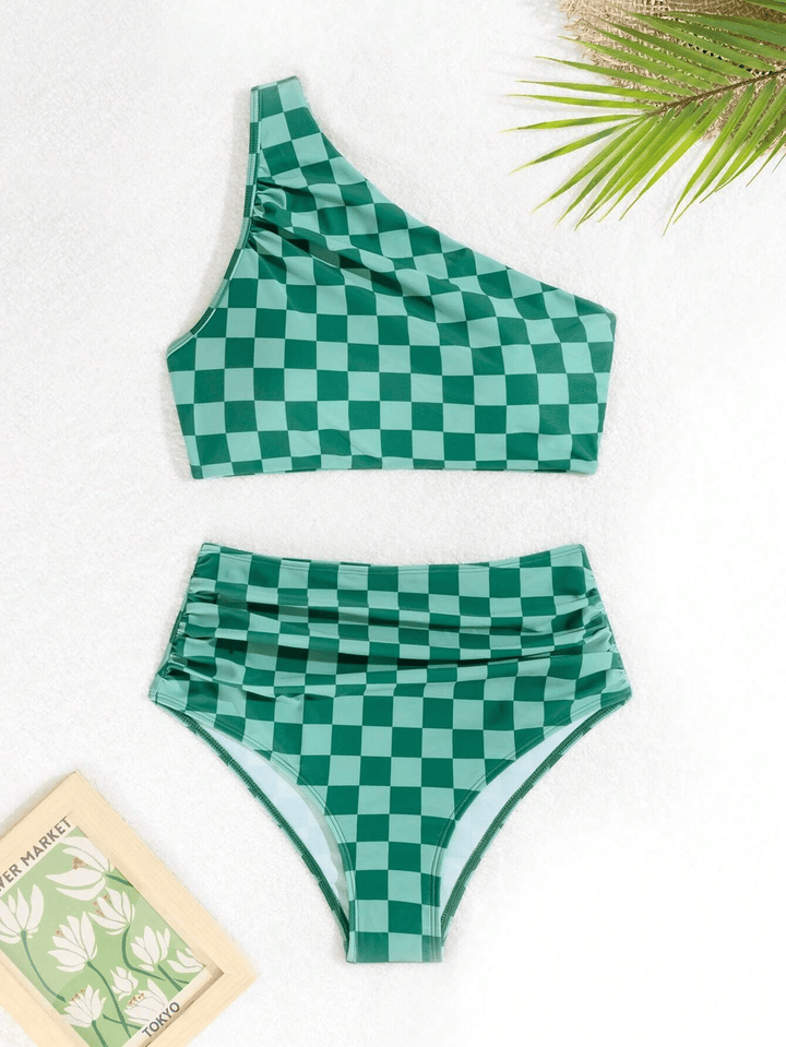 New fashionable and sexy bikini split beach swimsuit two - piece set - US Stores