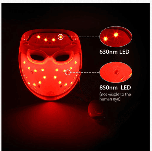 (new) Made in KOREA led face mask light therapy led mask red light IR photon skin rejuvenation - US Stores