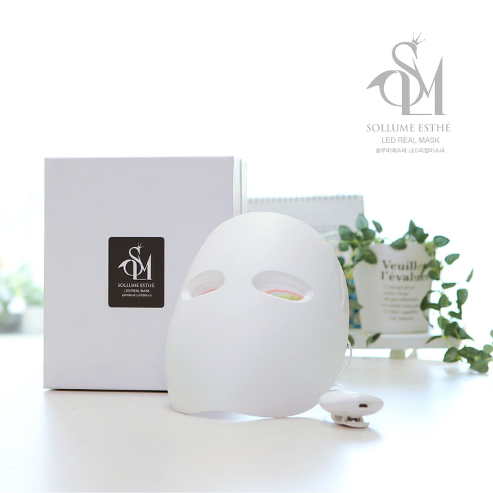 (new) Made in KOREA led face mask light therapy led mask red light IR photon skin rejuvenation - US Stores