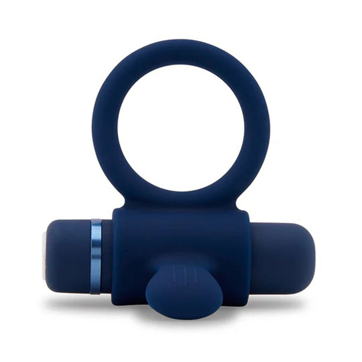 Nu Sensuelle Silicone Bullet Ring - Navy Blue - US Stores