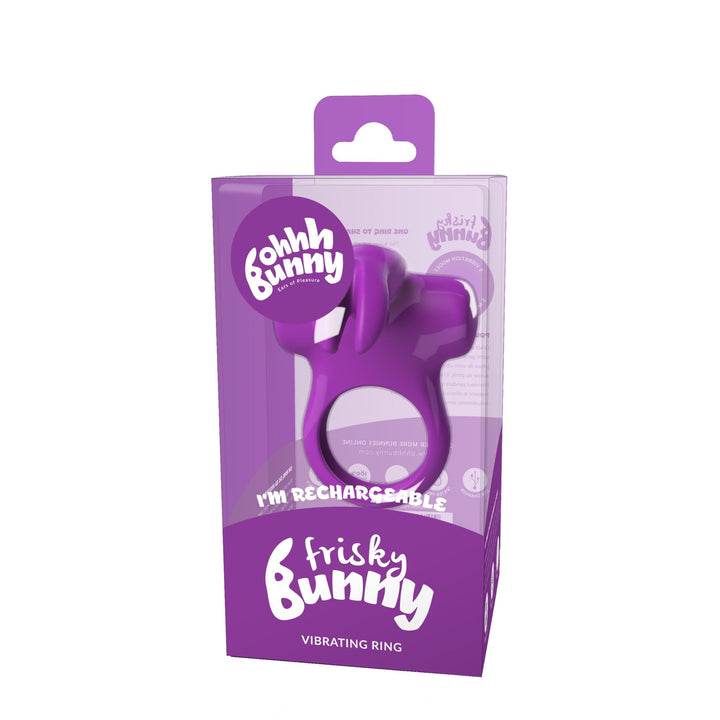 Ohhh Bunny Frisky Bunny Vibrating Ring - Perfectly Purple - US Stores