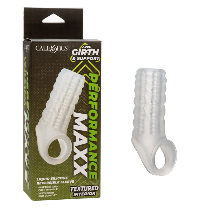 Performance Maxx Liquid Silicone Reversible Sleeve - Clear - US Stores