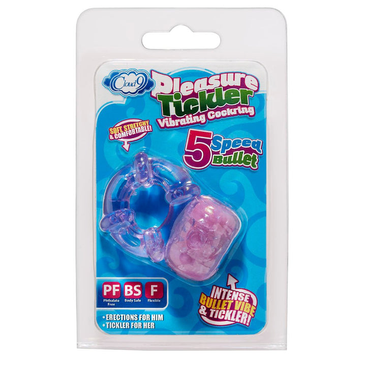 Pleasure Tickler 5 Speed Bullet - Purple - US Stores