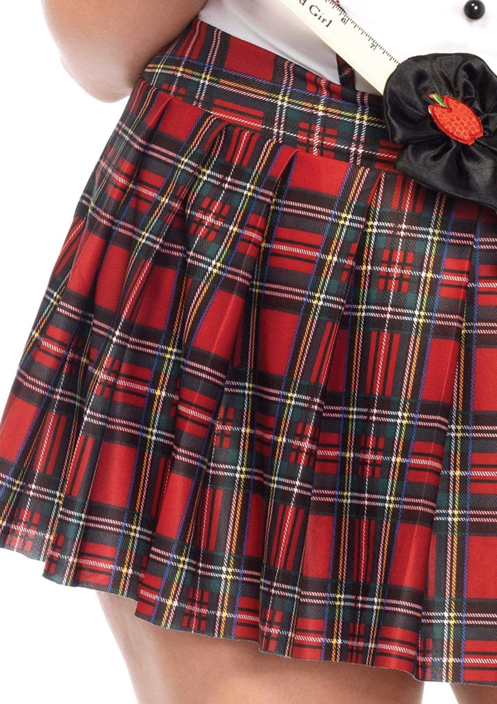 Plus Boarding School Flirt Costume - 3x/4x - White / Red - US Stores