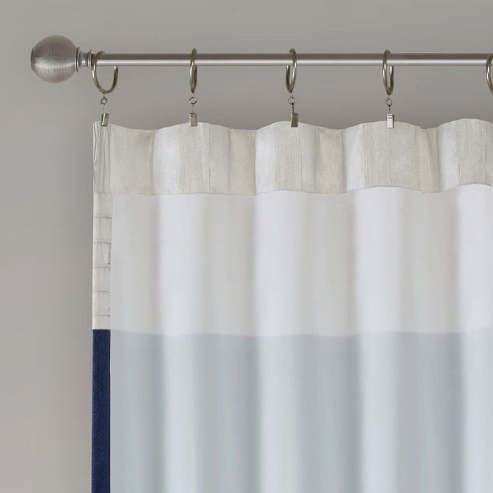 Polyoni Pintuck Curtain Panel(Only 1 Pc Panel) - US Stores