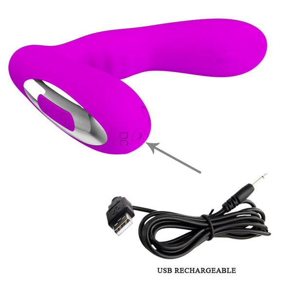 Pretty Love Piper Double - Side Pulsation - Purple - US Stores