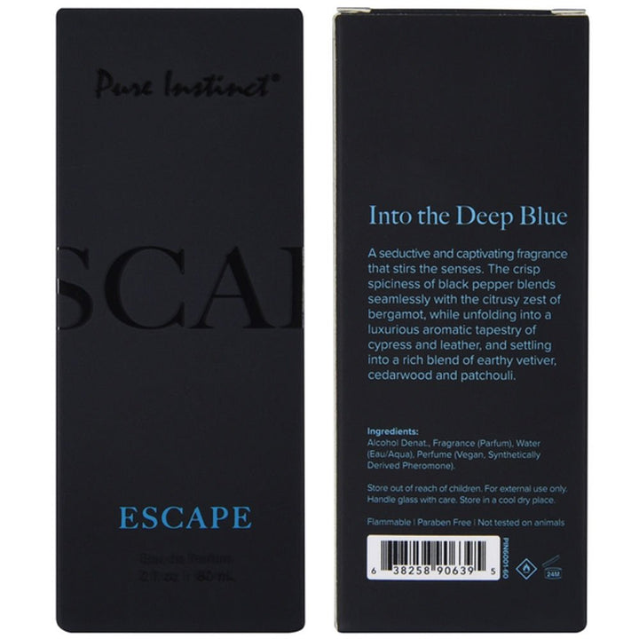 Pure Instinct Pheromone Eau De Parfum Escape 2oz60ml - US Stores