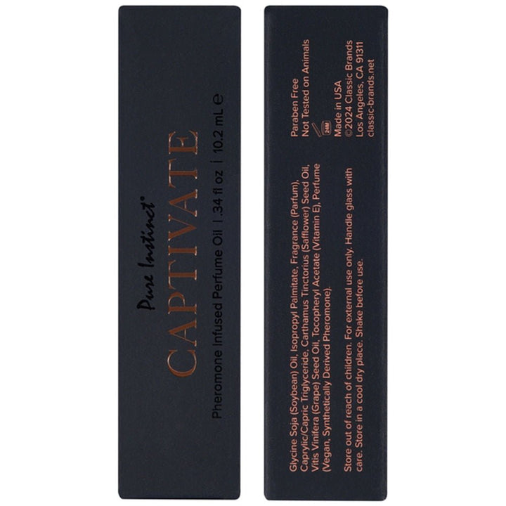 Pure Instinct Pheromone Perfume Oil Captivate 10ml 0.34oz - US Stores