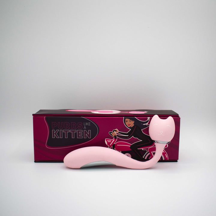 Purrs Like a Kitten Wand Vibrator - Pink - US Stores