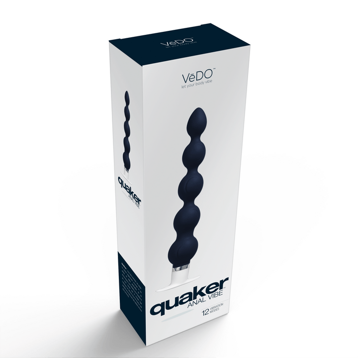 Quaker Anal Vibe - Just Black - US Stores