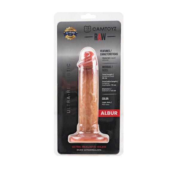 Raw Dildo Ultra Realistic Albur - Brown - US Stores