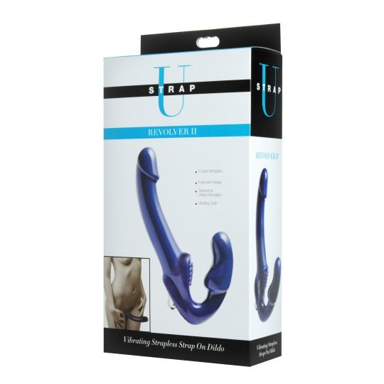 Revolver II Vibrating Strapless Strap On Dildo - US Stores