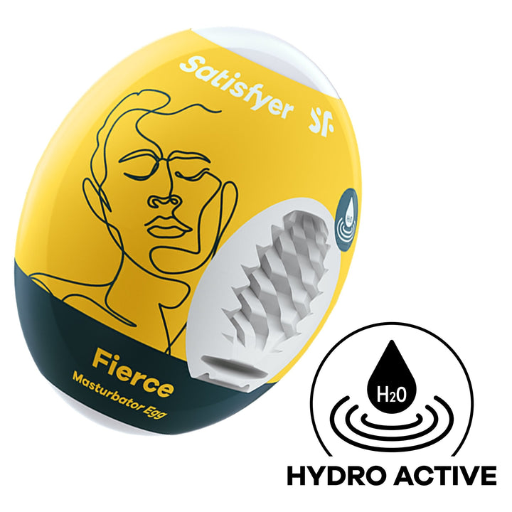Satisfyer Masturbator Egg - Fierce - Yellow - US Stores