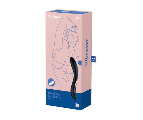 Satisfyer Rrrolling Explosion - Vibrator - Black - US Stores