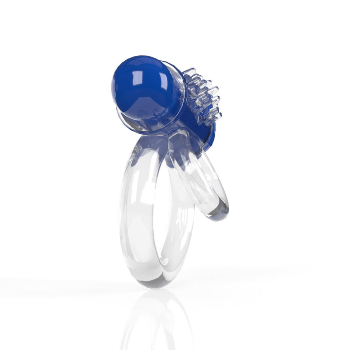 Screaming O 4b - Double O Super Powered Vibrating Double Ring - Blueberry - US Stores