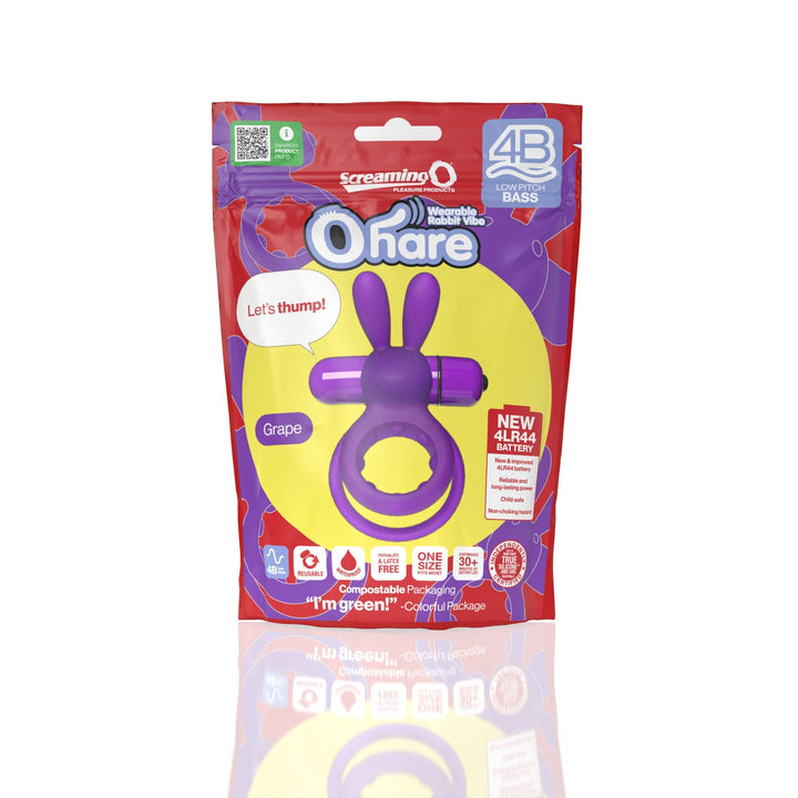 Screaming O 4b - Ohare Wearable Rabbit Vibe - Black - US Stores