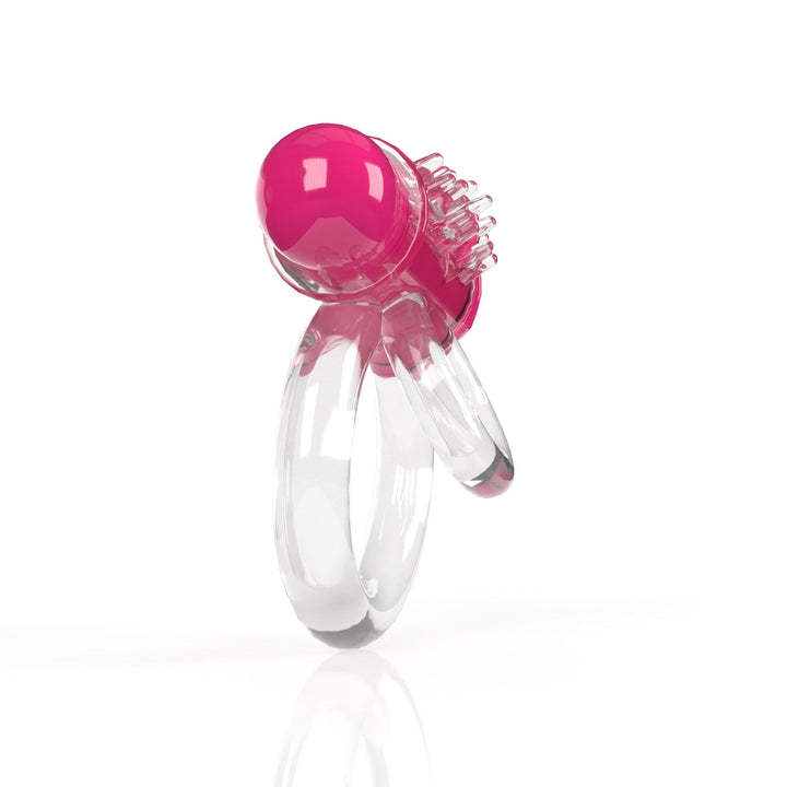 Screaming O 4t - Double O 6 Super Powered Vibrating Double Ring - Strawberry - US Stores