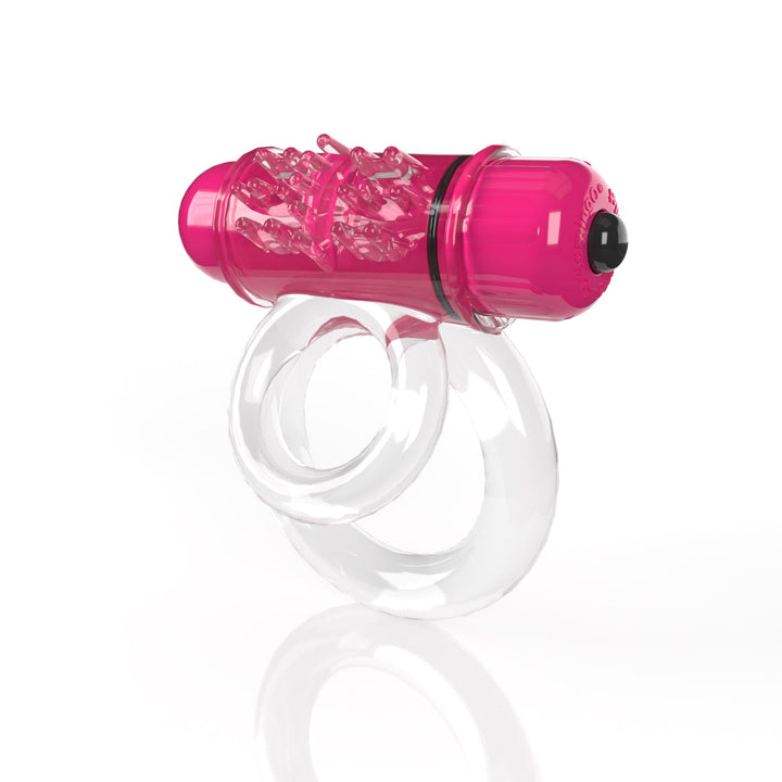 Screaming O 4t - Double O 6 Super Powered Vibrating Double Ring - Strawberry - US Stores