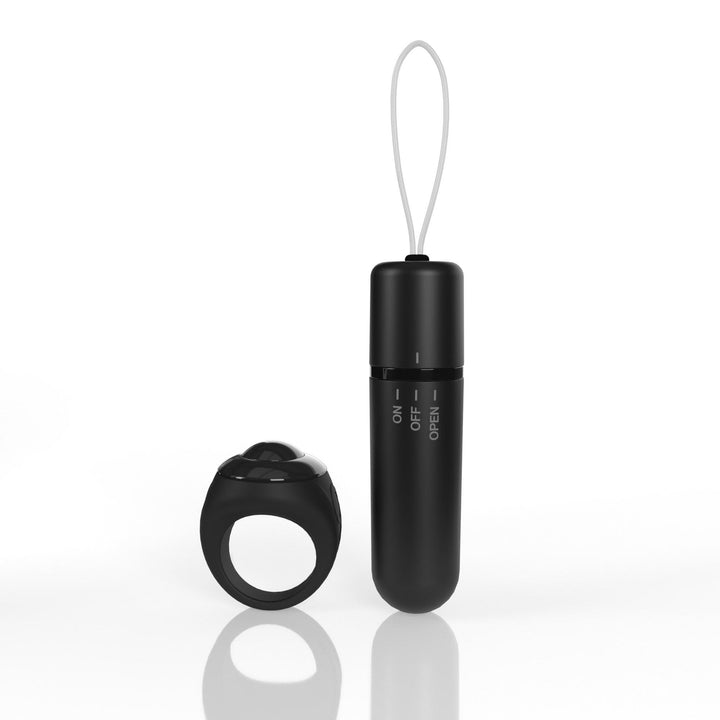 Screaming O 4t - Vibrating Panty Set With Remote Control Ring - Black - US Stores