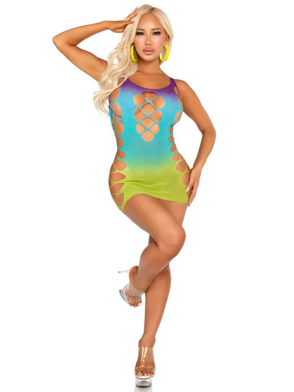 Seamless Ombre Mini Dress O/s - Ocean - US Stores