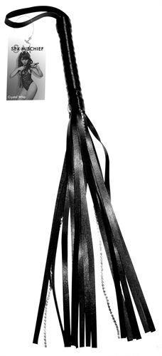 Sex and Mischief Crystal Whip - Black - US Stores
