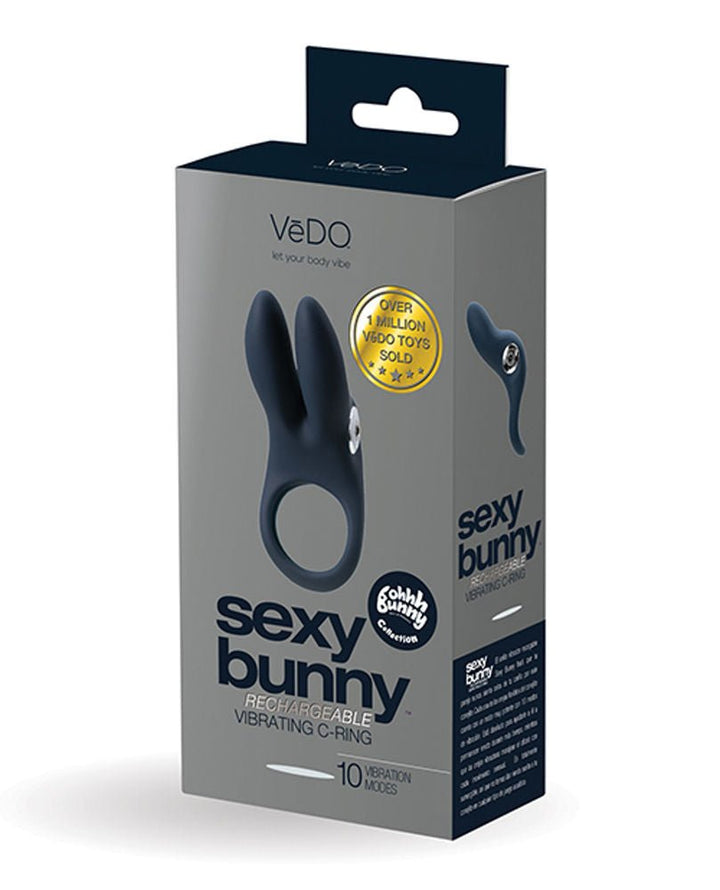 Sexy Bunny Rechargeable Ring - Black Pearl - US Stores