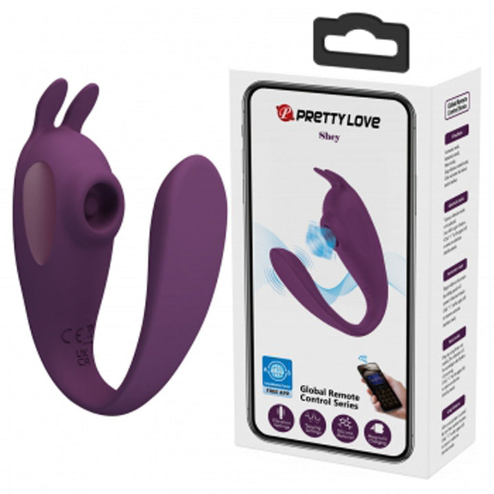 Shey Global App Control Vibrator - Purple - US Stores