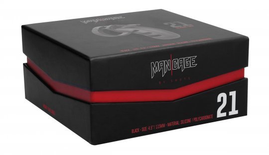 Silicone Chastity Cock Cage - Medium - US Stores