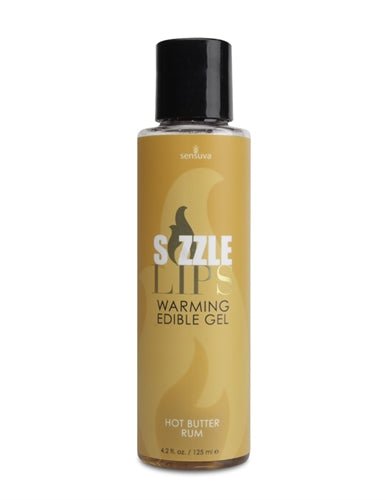 Sizzle Lips Warming Edible Gel - Hot Butter Rum - 4.2 Oz. - US Stores