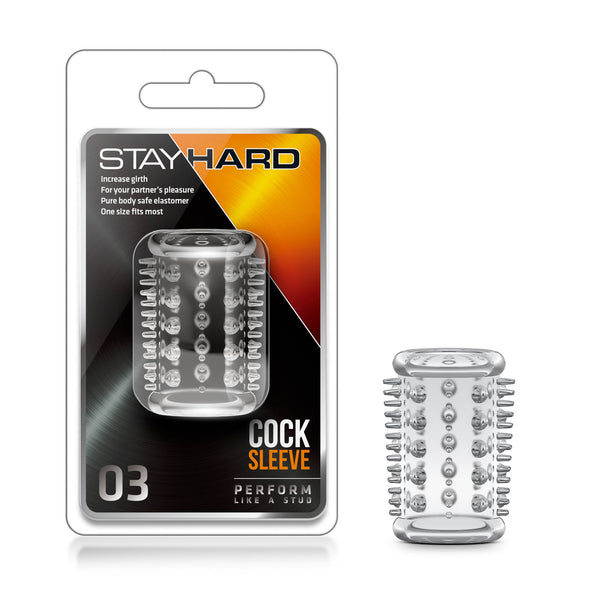 Stay Hard Cock Sleeve 03 - Clear - US Stores