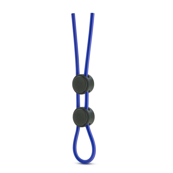 Stay Hard - Silicone Double Loop Cock Ring - Black - US Stores