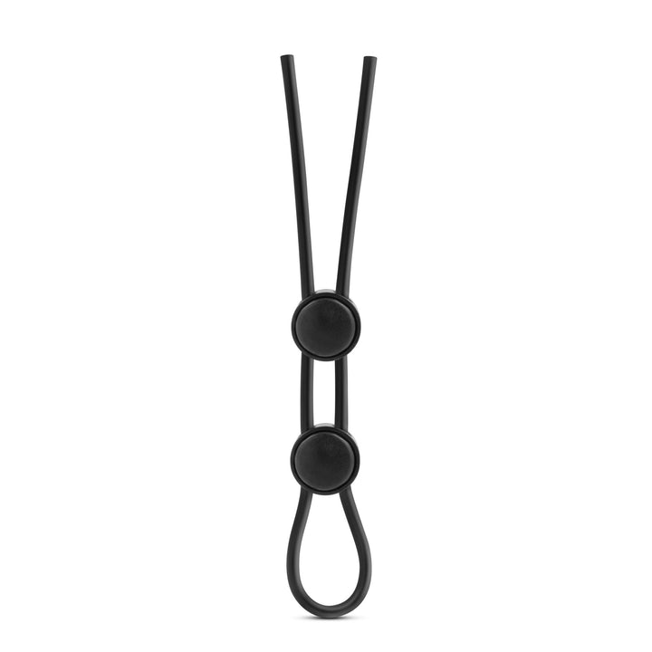 Stay Hard - Silicone Double Loop Cock Ring - Black - US Stores