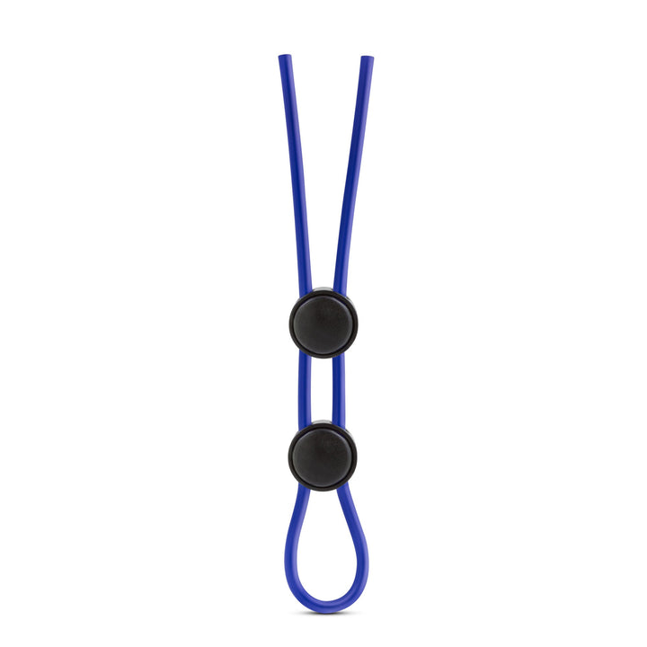 Stay Hard - Silicone Double Loop Cock Ring - Black - US Stores