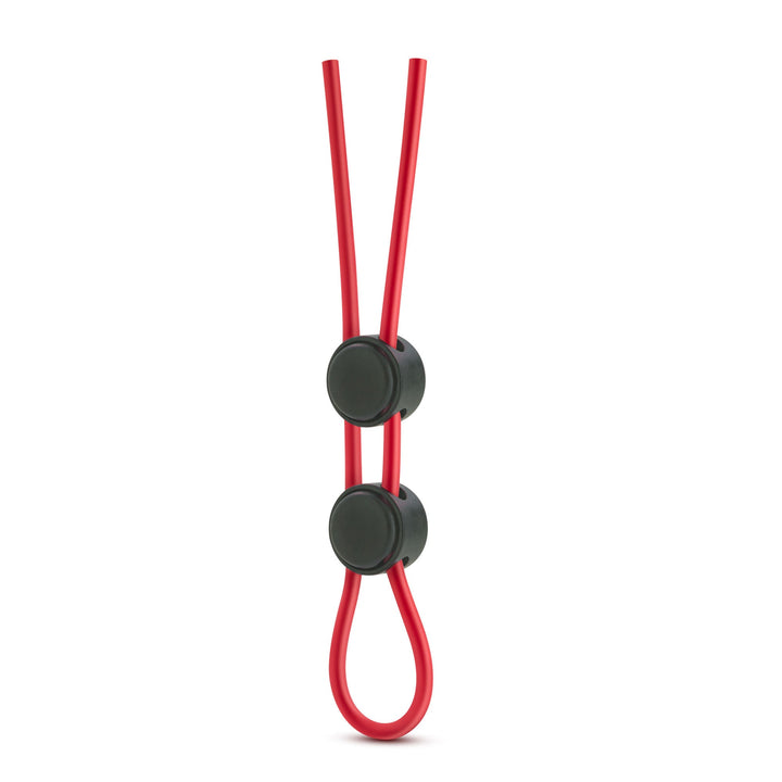 Stay Hard - Silicone Double Loop Cock Ring - Black - US Stores