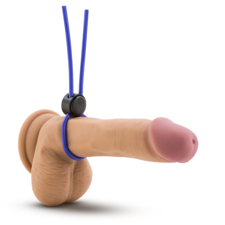 Stay Hard - Silicone Loop Cock Ring - Blue - US Stores